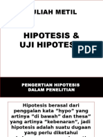 Hipotesis Dan Uji Hipotesis