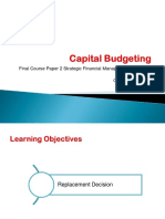 Capital Budgeting Old New Decision