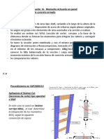 Momento Actuante Vs Resistente en Pared de Chimenea