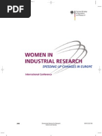 Women in Industrial Research - Speeding Up Changes in Europe - International Conference