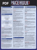 Space Hulk 2ed - Reference Sheet