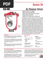 Air Release Valve E-34 Series Fire