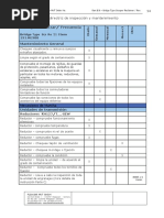 Check List Mtto Reclamador de Caliza