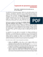 3.2 Programación de Operaciones en Procesos Intermitentes