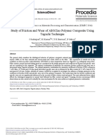 Study of Friction and Wear of ABS/Zno Polymer Composite Using Taguchi Technique