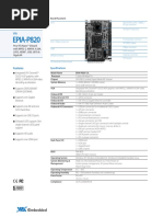 Via EPIA-P820 Datasheet v120627