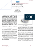 Li-Fi Technology: Transmission of Data Through Light