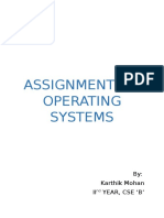 Assignment On Operating Systems