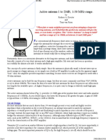 Active Antenna 1-30 MHZ