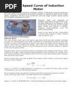 Torque Speed Curve of Induction Motor