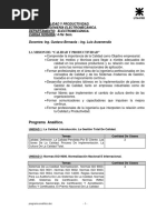 Programa Analitico