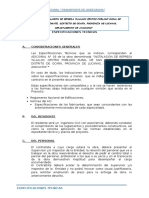 Especificaciones Tecnicas Transporte Agregados