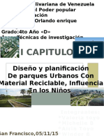 Diseño Y Planificación de Parques Urbanos Con Material Reciclable, Influencia en Los Niños.