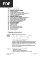 Requirement Management Workflows