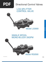 Prince Hydraulics - RD-2500 Monoblock Directional Control Valves Offered by PRC Industrial Supply