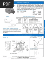 Prince Hydraulics - SS Selector Valve Offered by PRC Industrial Supply