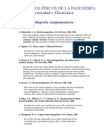 Bibliografia de Electricidad y Electronicaa