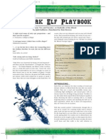 Dark Elf Playbook For Blood Bowl