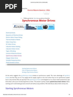 Synchronous Motor Drives - Electrical4u