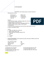 Mas.1416 Profit Planning and CVP Analysis