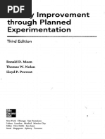 Quality Improvement Through Planned Experimentation: Third Edition