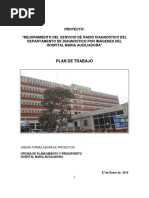 Plan de Trabajo PIP Rayos X Hospital María Auxiliadora