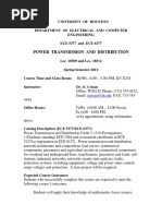 ECE 5377 / 6377 Syllabus Spring 2012