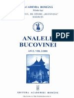 08 2 Analele Bucovinei VIII 2 2001 PDF