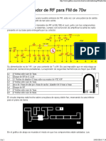 Amplificador de RF para FM de 70w