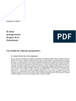 Dolor Postoperatorio Después de La Endodoncia