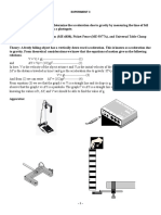 Exp 03 - Acceleration Due To Gravity