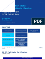 3G NPO NCSX Certification Preparation Slides