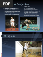 Habilidades Básicas Del Squash