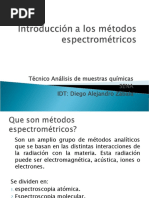 Introducción A Los Métodos Espectrométricos