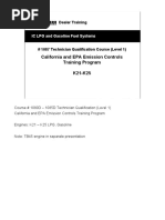 1087 CA & EPA Emission Control K21-K25 Training Notes Pages