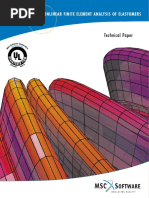 Nonlinear FEA of Elastomers