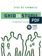 Ghid de Studii 2014 2015 Facultatea de Farmacie