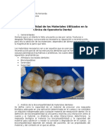 Biocompatibilidad de Materiales Dentales