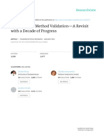 Bioanalytical Method Validation