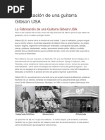 La Fabricación de Una Guitarra Gibson USA