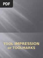 Foot and Tool Impression