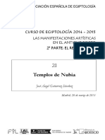 Templos de Nubia: Asociación Española de Egiptología