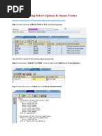 Select Options in Smartforms