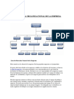 Estructura Organizacional de La Empresa