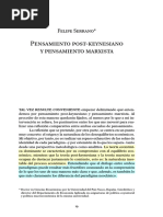 Pensamiento Post-Keynesiano y Pensamiento Marxista