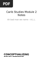 Cape Caribbean Studies Module 2