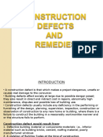 Construction Defects and Remedies Presentation