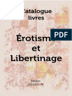 Catalogue Ligaran Livres Érotisme Et Libertinage