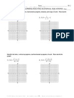 Review Answer Key Graphingsolving Rational Equations Test C