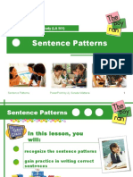 Sentence Patterns Edited